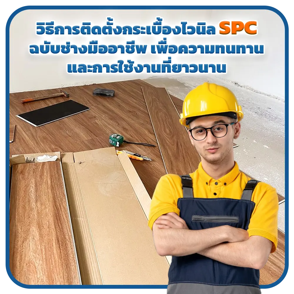 วิธีการติดตั้งกระเบื้องไวนิล-SPC-ฉบับช่างมืออาชีพ-เพื่อความทนทานและการใช้งานที่ยาวนาน
