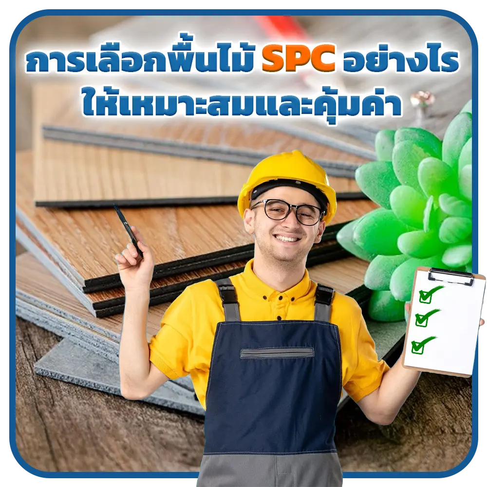 การเลือกพื้นไม้ SPC อย่างไรให้เหมาะสมและคุ้มค่า